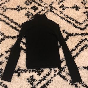 brandy melville black long sleeve turtle neck